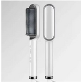 2 In 1 Hair Straightener Hot Comb with Negative Ion Technology - 2pcs A Black / US / With box - Hair Straightener