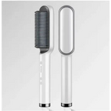 2 In 1 Hair Straightener Hot Comb with Negative Ion Technology - 2pcs A Black / US / With box - Hair Straightener