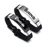His Queen Her King Couple Bracelet Stainless Steel Set - 2