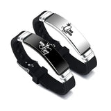 His Queen Her King Couple Bracelet Stainless Steel Set - 3
