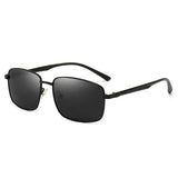 Men Polarized Sunglasses with UV400 Protection Alloy Frame