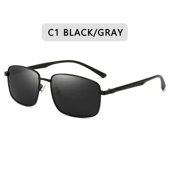 Men Polarized Sunglasses with UV400 Protection Alloy Frame - C1 / Polarized