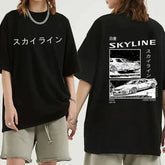 2000s American Skull Long Sleeve T-Shirt for Men – Gothic Oversized Casual Round Neck Top - CTST920NHY368 / M