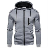 2024 New Men’s Hoodie Jacket Streetwear Long Sleeve Sweatshirts Zipper Hooded Pullover Male Sportswear Men Clothing