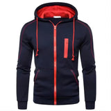 2024 New Men’s Hoodie Jacket Streetwear Long Sleeve Sweatshirts Zipper Hooded Pullover Male Sportswear Men Clothing