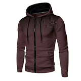 2024 New Men’s Hoodie Jacket Streetwear Long Sleeve Sweatshirts Zipper Hooded Pullover Male Sportswear Men Clothing