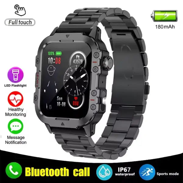 COTAUL C26 Smart Watch with Heart Rate and Silica Gel Band