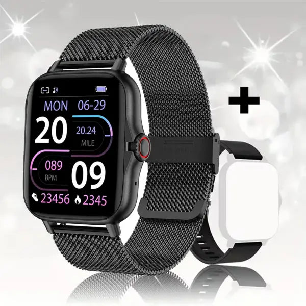 COTAUL C26 Smart Watch with Heart Rate and Silica Gel Band