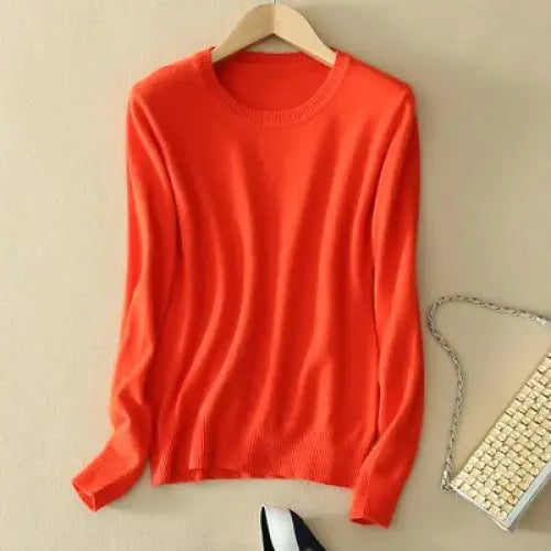 2025 Autumn Winter Sweater Women Long Sleeve O-neck Knit Tops Solid Slim Fit Bottoming Shirt Korean Fashion Pullovers
