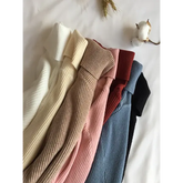 Women Knitted Turtleneck Pullover Sweater