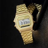 Tinuora Men Sports Waterproof Digital Watches with Bracelet Clasp - 212 Gold