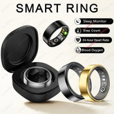 Smart Ring for Men & Women – Heart Rate & Blood Oxygen Monitor Multi-Sport Fitness Ring IP68/5ATM Waterproof