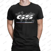 BMW R1250GS Motorrad T-Shirt – Unisex Cotton Streetwear Tee for Motorcycle Fans - TZ0516502-JCSBL / M