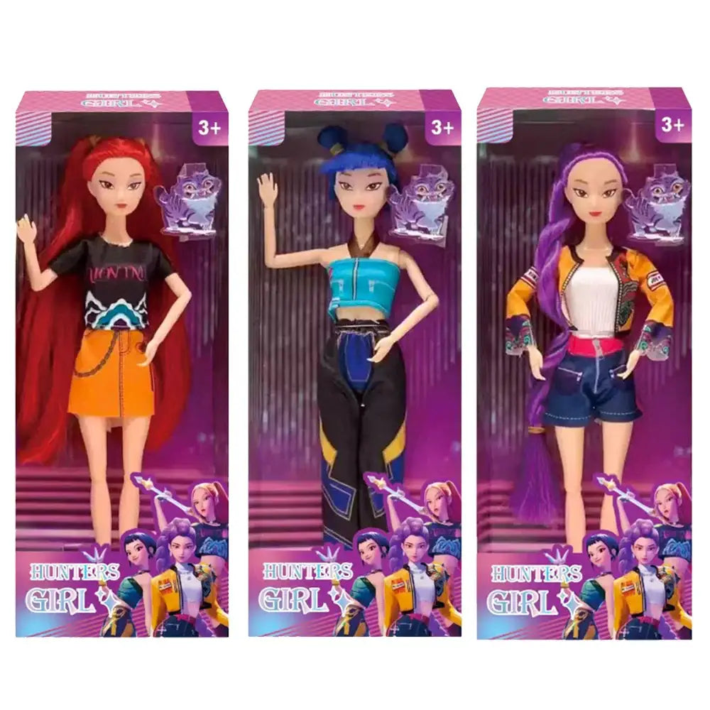 2026 HOT NEW Anime KPop Demon Hunters Doll Vinyl Toy Rumi Mira zoi Character vinyl mask figurine Birthday Gift Fan Club