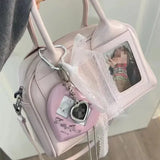 Ita shoulder bag with transparent harajuku designer pocket