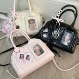 Ita shoulder bag with transparent harajuku designer pocket