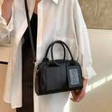 Ita shoulder bag with transparent harajuku designer pocket