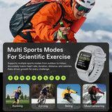 Rugged military smart watch LED flashlight for outdoor adventure