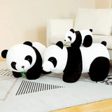 Bamboo Panda Stuffed Animal Doll Unisex (Cotton 20cm) Kawaii Gift - with bamboo / 20cm