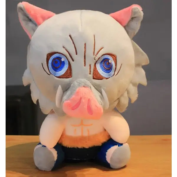 20cm Japan Demon Slayer Plush Dolls Lovely Anime Stuffed Toys - CHESTNUT / 20cm