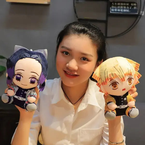 20cm Japan Demon Slayer Plush Dolls Lovely Anime Stuffed Toys
