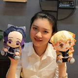 20cm Japan Demon Slayer Plush Dolls Lovely Anime Stuffed Toys
