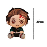 20cm Japan Demon Slayer Plush Dolls Lovely Anime Stuffed Toys