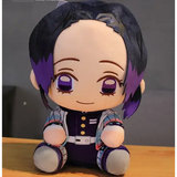 20cm Japan Demon Slayer Plush Dolls Lovely Anime Stuffed Toys - Purple Orchid / 20cm
