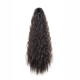 22inch Synthetic Long Kinky Curly Clip-in Ponytail Extension - 4
