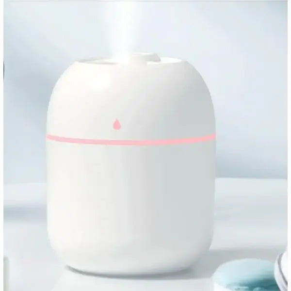 Mini Air Humidifier Mist Discharge 250ml LED Lamp Home Car Quiet Use - style 2
