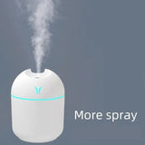 Mini Air Humidifier Mist Discharge 250ml LED Lamp Home Car Quiet Use - style 2
