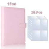 25pcs Page(4 Grids) Photo Card A5-Binder Kpop Photo Albums Idol Cards Loose-leaf Collect Book Binder Binder Photocard