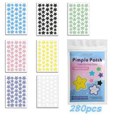 Star Pimple Patches Seven Color Hydrocolloid Dots – Gentle Acne Care
