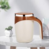 Portable Automatic Stirring Cup for Coffee and Tea - Coffee