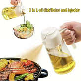 500ml Kitchen Spray Bottle – Refillable Oil & Spice Mister for BBQ & Baking