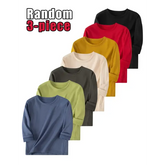 Childrens Unisex Knit Polyester Top 7-13Y True Fit - 3pcs-cfx-csct-sjnan / 120cm
