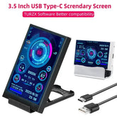 Turzx Software Type C Secondary 3.5 Inch Display for PC Monitoring