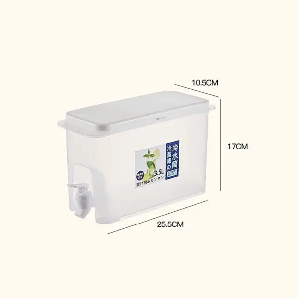 3.5L Faucet Beverage Dispenser and Refrigerator Liquid Storage Tank