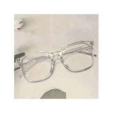 Square Acetate Blue Light Blocking Universal Fashion Glasses - 1PC-transparent
