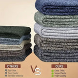 Mens Winter Thermal Towel Socks 3-Pack Spandex Obscene Picture