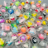 30/50 Pcs 32mm Transparent Eggshell Capsules - Mixed Toy Kids Birthday Party Favor & Pinata Filler