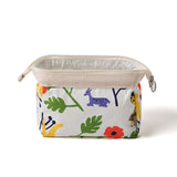 Waterproof Polyester Cotton Household Storage and Washing Bag - White