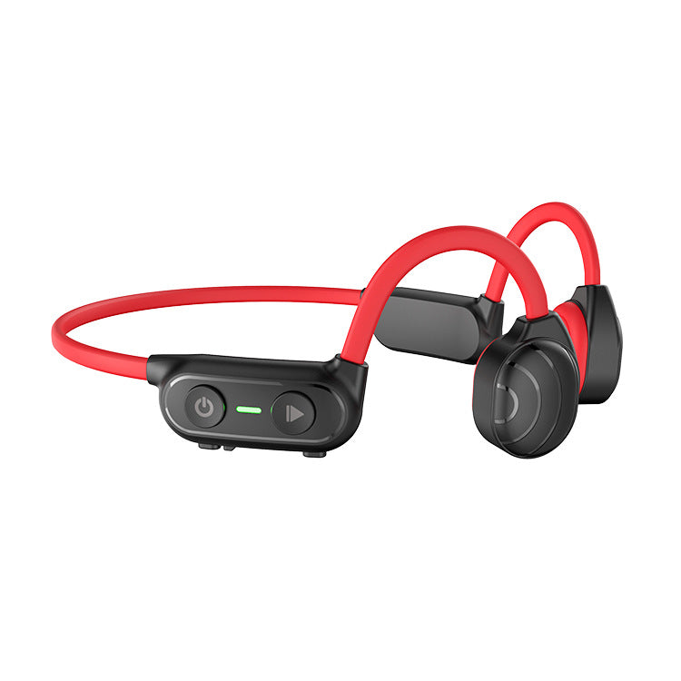 Bone Conduction Bluetooth Headset with Type-C Charging Port - Hair Remover