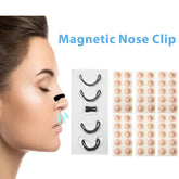30-Day Anti-Snoring Sleep Kit – Mouth Tape & Magnetic Nasal Dilators to Reduce Snoring - Black / CHINA