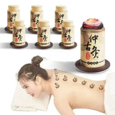 30Pcs High Qualitty Pure Moxa Sticks Wild Mugwort Self-stick Moxibustion Tube Paste Warm Acupoint Meridian Massage