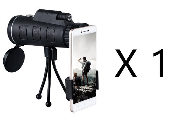 40x60 Monocular Telescope with Tripod for Apple iPhone users - 1 pc