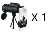 40x60 Monocular Telescope with Tripod for Apple iPhone users - 1 pc