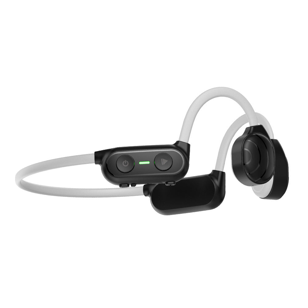Bone Conduction Bluetooth Headset with Type-C Charging Port - Hair Remover