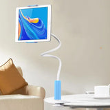 360 Degree Spiral Base Lazy Mobile Phone Tablet Stand - Universal Blue