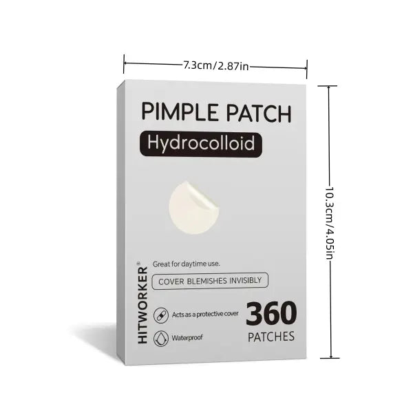 360pcs Face Acne Patch Invisible Skin Care Pimple Acne Patches Anti-inflammatory Healing Absorbing Spot Sticker